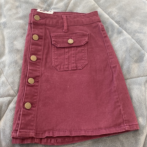 ✨2 for $10✨ Altar’d State burnt red skirt - Picture 2 of 4